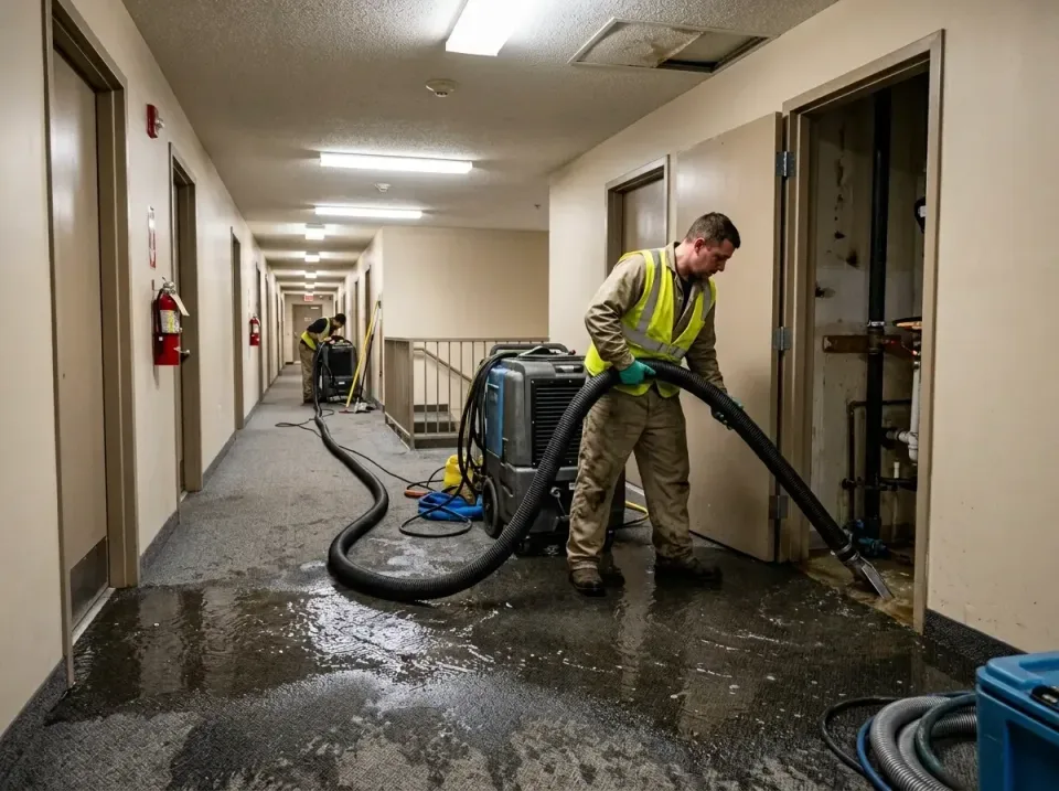 multi-unit-apartment-hallway-f-005 — frequently asked questions, Emergency Burst Pipe Water Extraction & Removal in Monteval…